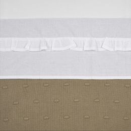 Meyco Wieglaken Ruffle White 75 x 100 cm