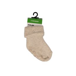 BD Collection Sokjes Antislip 2-Pack Sand 0-6 maanden