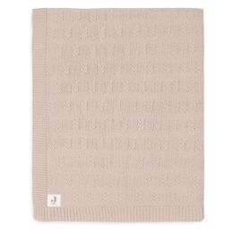 Jollein Ledikantdeken Grain Knit Wild Rose 100 x 150 cm