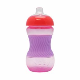 Nuby Beker Mini Easy Grip Met Silicone Huls Roze 180ml 4mnd+