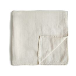 Mushie Swaddle Fog 120 x 120 cm