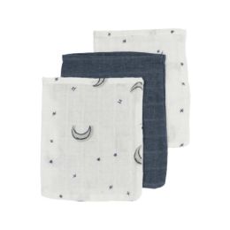 Meyco Washand Hydrofiel Moon Indigo 20 x 17 cm 3-Pack

