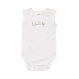 BD Collection Romper Wondertje Wit Maat 50/56