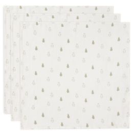 Jollein Multidoek Happy Miffy Olive Green 70 x 70 cm 3-Pack