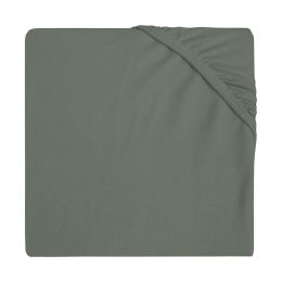 Jollein Hoeslaken Boxmatras Jersey Ash Green 75 x 95 cm Jollein Hoeslaken Boxmatras Jersey Ash Green 75 x 95 cm