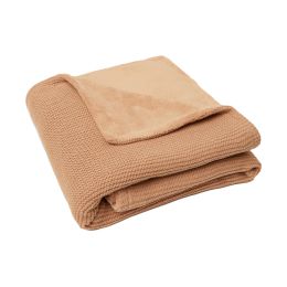 Jollein Wiegdeken Basic Knit Biscuit/Fleece 75 x 100 cm Jollein Wiegdeken Basic Knit Biscuit/Fleece 75 x 100 cm