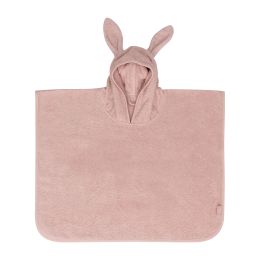 Jollein Badponcho Oortjes - Badstof - Wild Rose