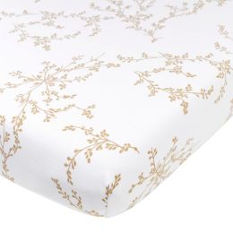 Meyco Wieghoeslaken Jersey Branches Sand 40 x 80/90 cm
