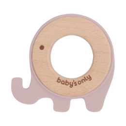 Baby's Only Bijtring Olifant Oud Roze