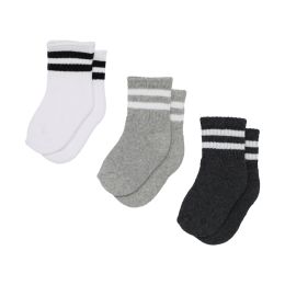 BD Collection Sportsokjes - 3 Stuks - 6-12mnd - Multi Grey 