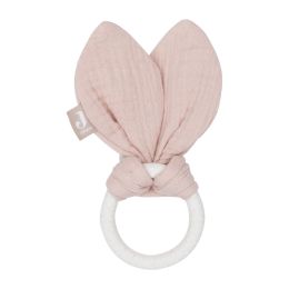 Jollein Bijtring Siliconen Bunny Ears Wild Rose Jollein Bijtring Siliconen Bunny Ears Wild Rose