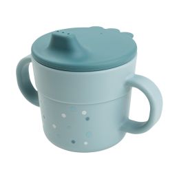 Done By Deer Foodie Spout Cup Happy Dots Blue