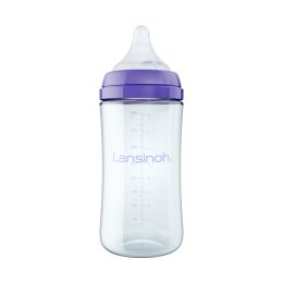 Lansinoh Natural Wave Fles - Glas - 240ml Lansinoh Natural Wave Fles - Glas - 240ml