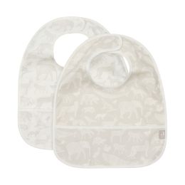 Jollein Slab Waterproof Animals Nougat 2-Pack