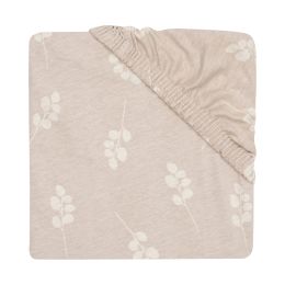 Jollein Ledikanthoeslaken Jersey Twig Wild Rose 60 x 120 cm