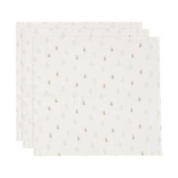 Jollein Multidoek Happy Miffy Nougat 70 x 70 cm 3-Pack