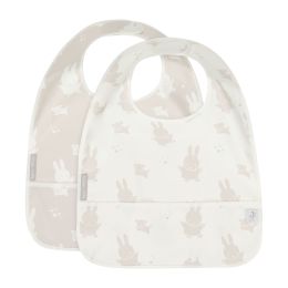 Jollein Slab Waterproof Miffy & Snuffy Nougat 2-Pack