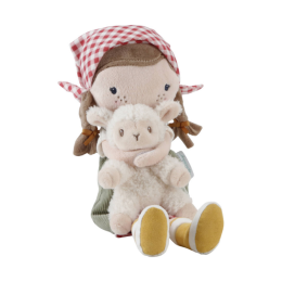Little Dutch Knuffelpop Boerin Rosa Met Schaap 35 cm