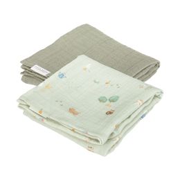 Little Dutch Multidoek Hydrofiel Little Farm / Olive 70 x 70 cm