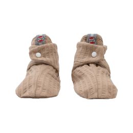 Lodger Slipper Seersucker Beige 3-6mnd