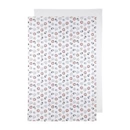 Meyco Ledikantlaken Animals / Uni White 100 x 150 cm 2-Pack
