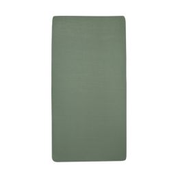 Meyco Ledikanthoeslaken Jersey Forest Green 60 x 120 cm