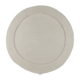 Meyco Boxkleed Rond Basic Knit Sand Melange 95 cm 
