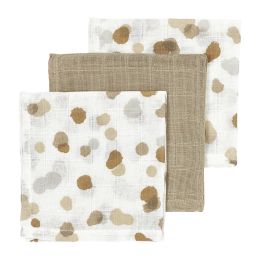 Meyco Monddoek Hydrofiel Stains Sand 3-Pack