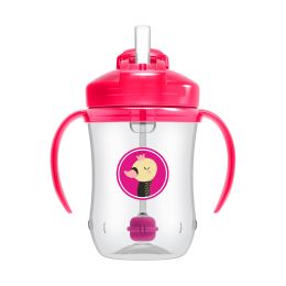 Dr. Brown's Beker Rietje Baby's Eerste Roze 270ml Dr. Brown's Beker Rietje Baby's Eerste Roze 270ml