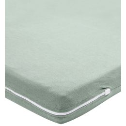 Meyco Campingbed Matrashoes Jersey Stone Green 60 x 120 cm