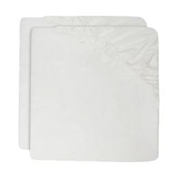 Jollein Hoeslaken - (2pack) - 40/50x80/90cm - Jersey - Ivory Jollein Hoeslaken - (2pack) - 40/50x80/90cm - Jersey - Ivory