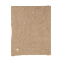 Jollein Basic Knit Wiegdeken - 75 x 100 cm - Fleece - Hazel Jollein Basic Knit Wiegdeken - 75 x 100 cm - Fleece - Hazel