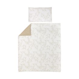 Meyco Dekbedovertrek Junior Branches Sand 120 x 150 cm
