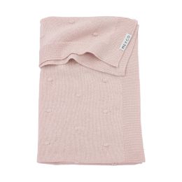 Meyco Wiegdeken Mini Knots Soft Pink 75x100cm
