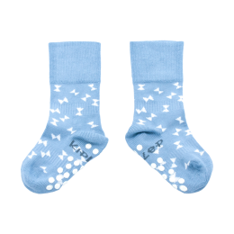KipKep Blijf-Sokjes - 12-18 Mnd - Antislip - 1-Pack - Party Blue