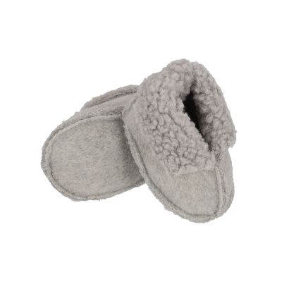 Apollo Chaussons feutrés Teddy Light Grey Newborn