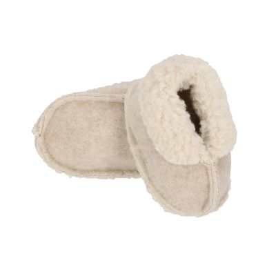 Apollo Chaussons feutrés Teddy Light Beige Newborn