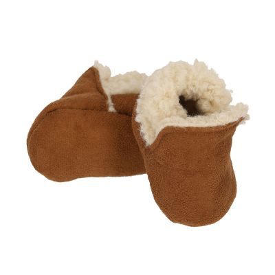 Apollo Slofjes Suedine Cognac Newborn
