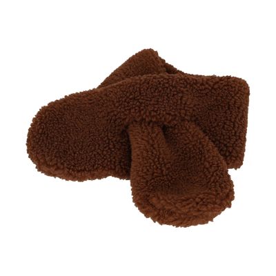 Sarlini Sjaal Teddy Mid Brown  0-6 maanden