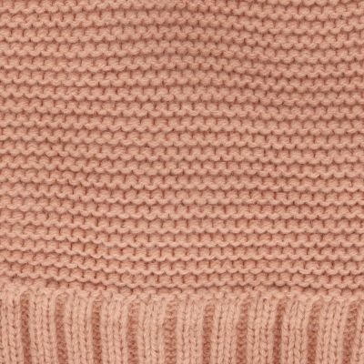 Sarlini Muts Knit Oortjes Light Pink  12-24 maanden