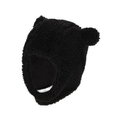 Sarlini Chapeau Oreilles Teddy Gris foncé 1-2 ans