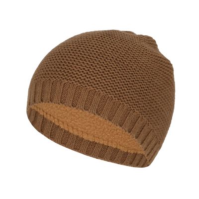 Sarlini Hat Knit Uni Dark Camel