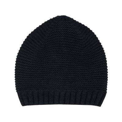 Sarlini Muts Knit Uni Navy  0-6 maanden