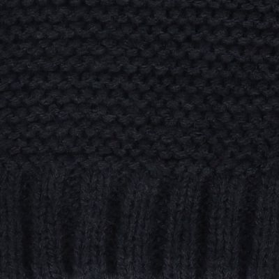 Sarlini Muts Knit Uni Navy  0-6 maanden