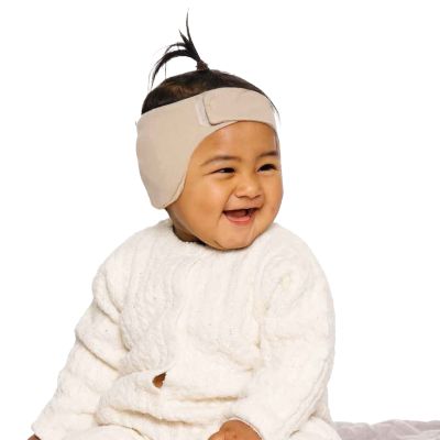 Dooky Baby Oorbescherming Hoofdband - 0–6 mnd – Beige