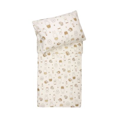 Jollein Dekbedovertrek Met Sloop - 100x140 cm - Miffy Family Farm