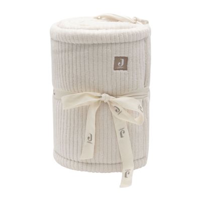 Jollein Boxbumper - Cloudy Rib - 180x30 cm - Oatmeal