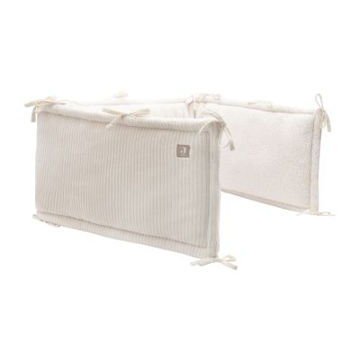 Jollein Boxbumper - Cloudy Rib - 180x30 cm - Oatmeal