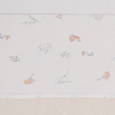 Jollein Lovely Birds Wieglaken - 75 x 100 cm