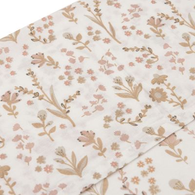 Jollein Bloomy Laken Wieg - 75 x 100 cm 